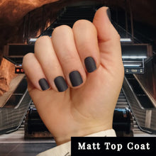 Load image into Gallery viewer, After Midnight: Dark blue, almost black colored nail wrap with matt top coat.- Nail Confidant of Sweden
