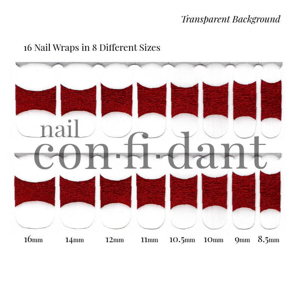 Red French Foil - Nail Confidant of Sweden